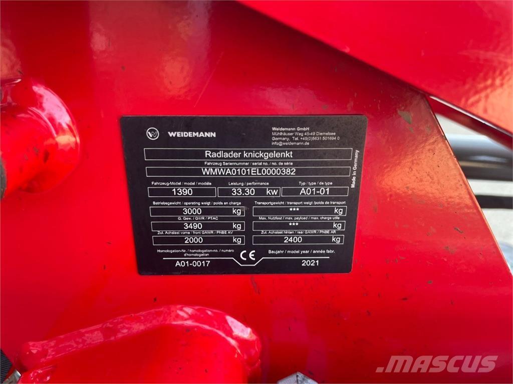 Weidemann 1390 Ostale poljoprivredne mašine