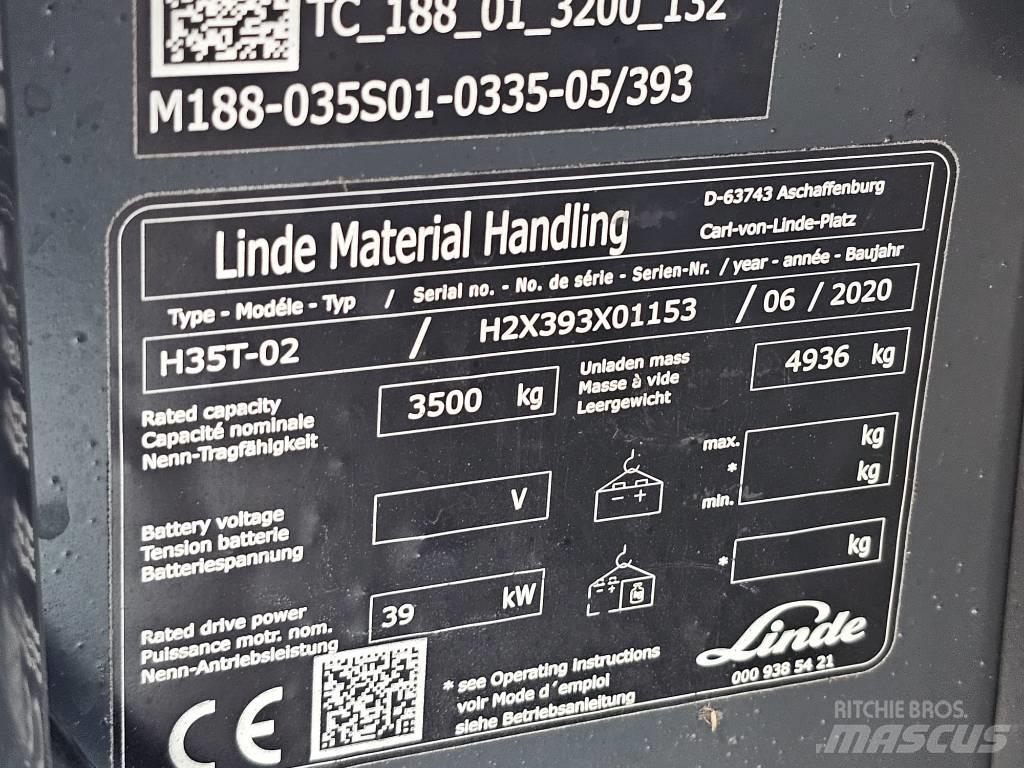 Linde H35T-02 Plinski viljuškari