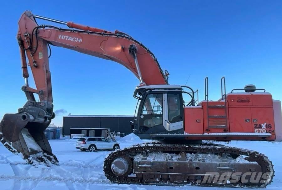 Hitachi ZX 670 LCH Bageri guseničari