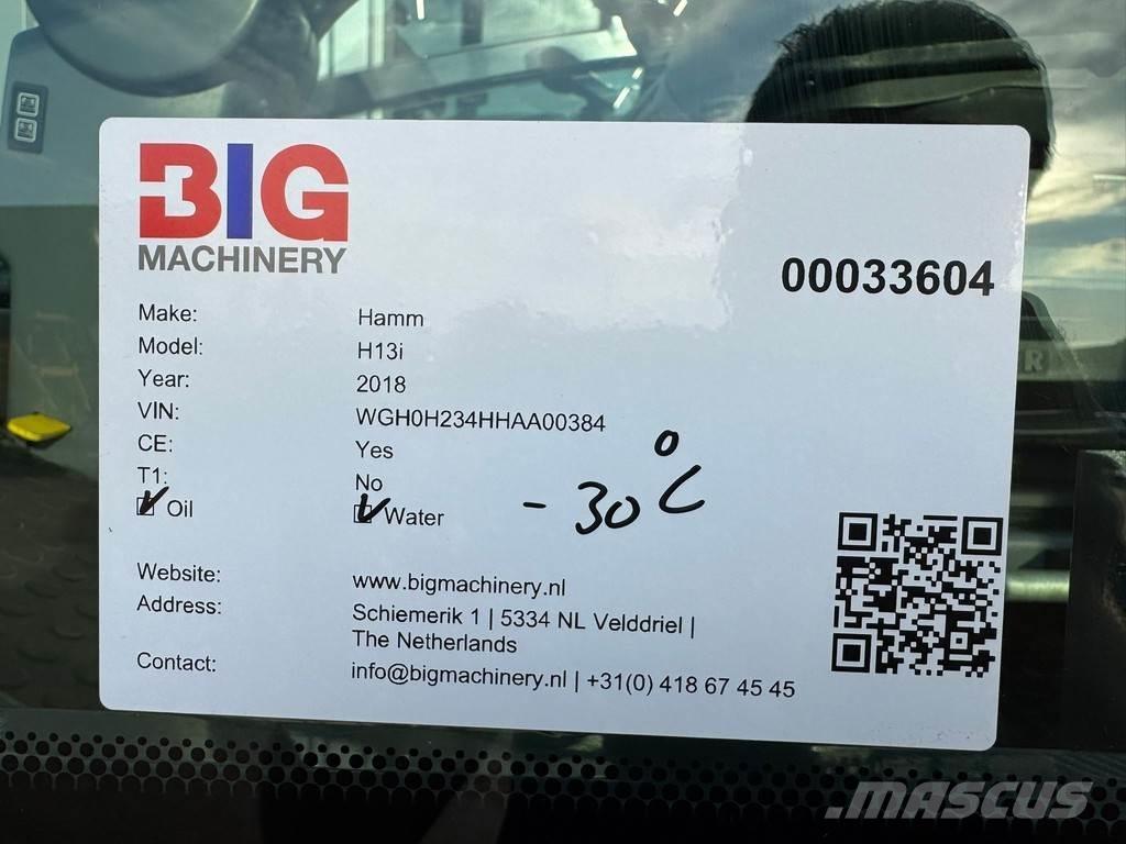 Hamm H13i Valjci sa jednim bubnjem