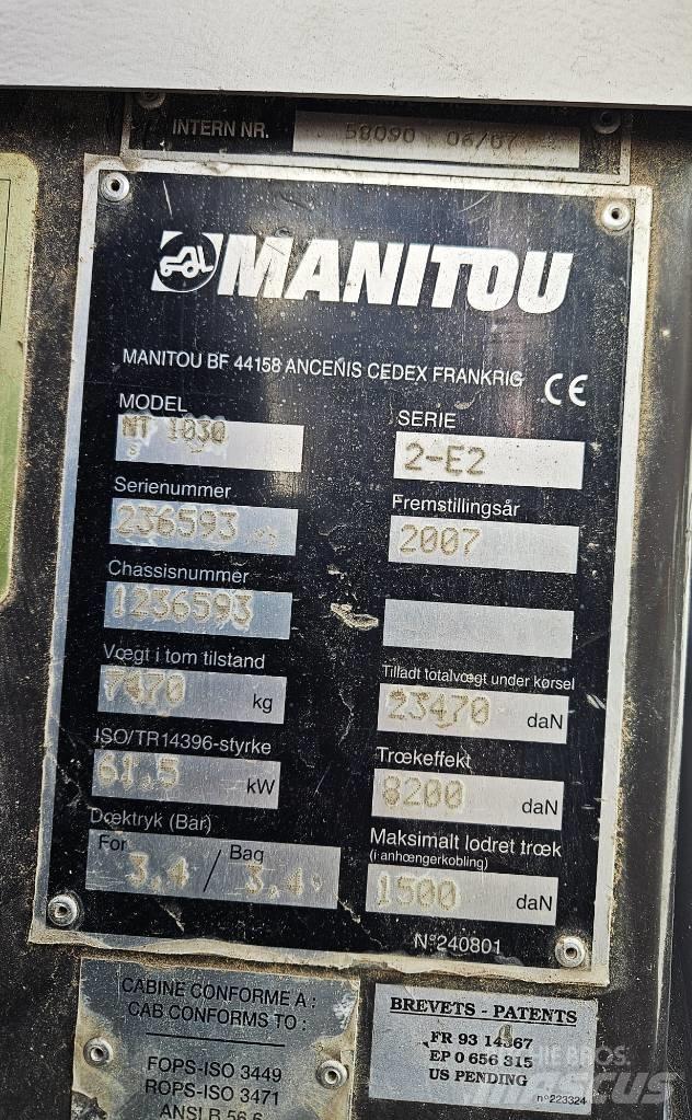 Manitou 1030 Teleskopski viljuškari