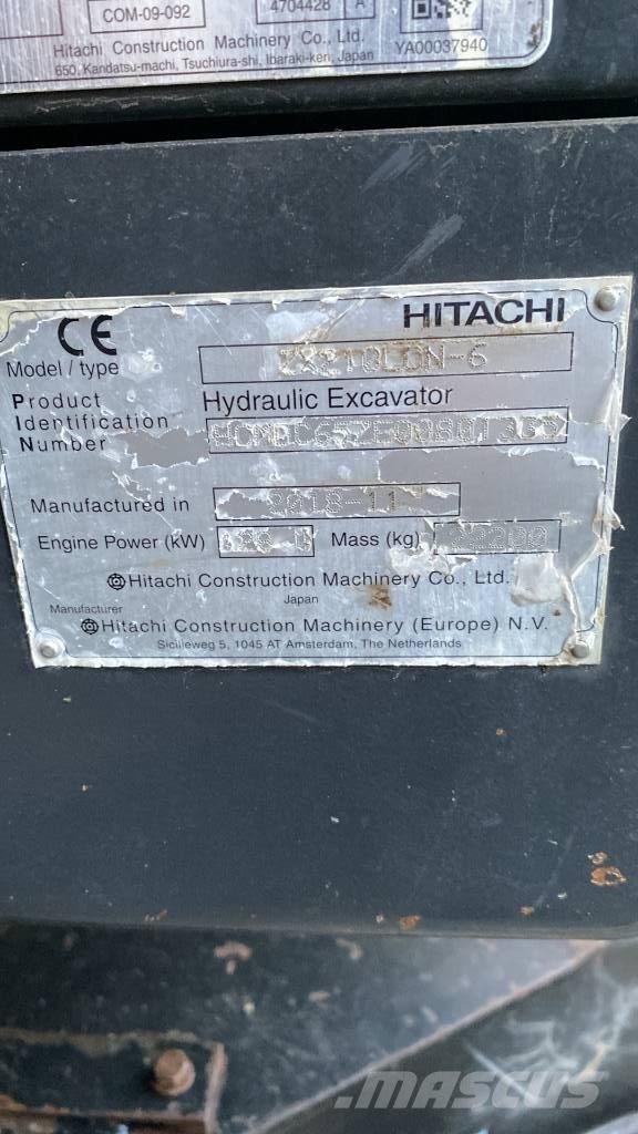 Hitachi ZX210LCN-6 Harversteri
