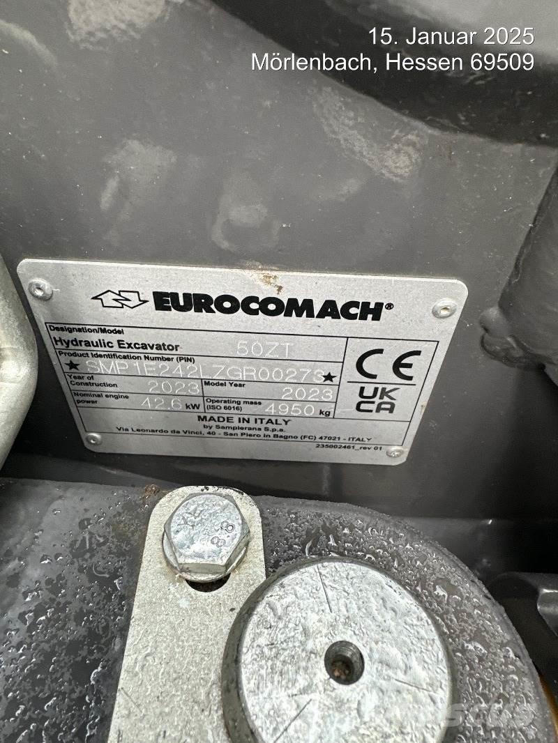 Eurocomach 50ZT Mini bageri < 7t