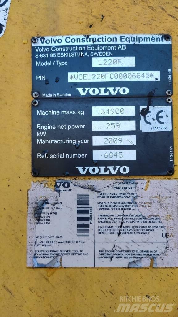 Volvo L 220 F Utovarivači na točkove