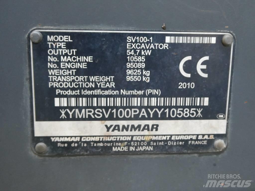 Yanmar SV 100-1 Midi bageri 7t – 12t