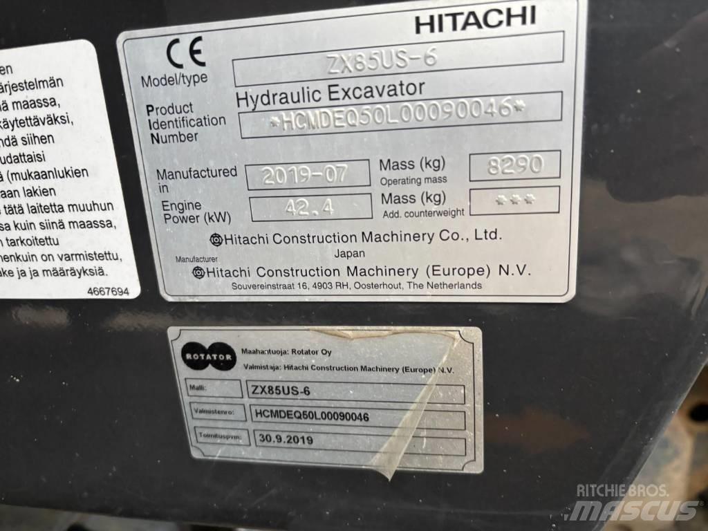 Hitachi ZX 85 US-6 Midi bageri 7t – 12t