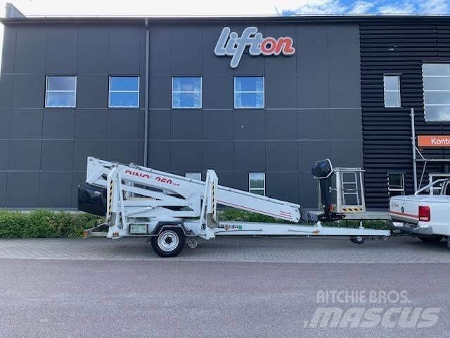 Dino 260 XTD Skylift Vučne prikolice se podiznom košarom
