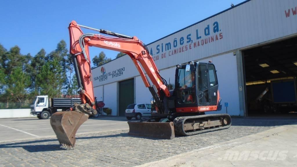 Kubota KX 080-4 Midi bageri 7t – 12t