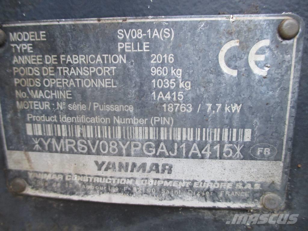 Yanmar SV 08-1 A Mini bageri < 7t