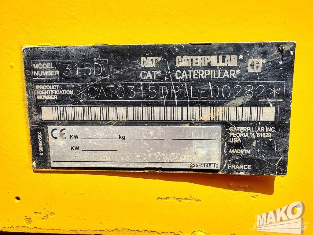 CAT 315 D Bageri guseničari