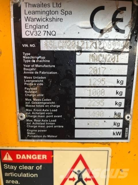 Thwaites Mach 201 Damperi za gradilište