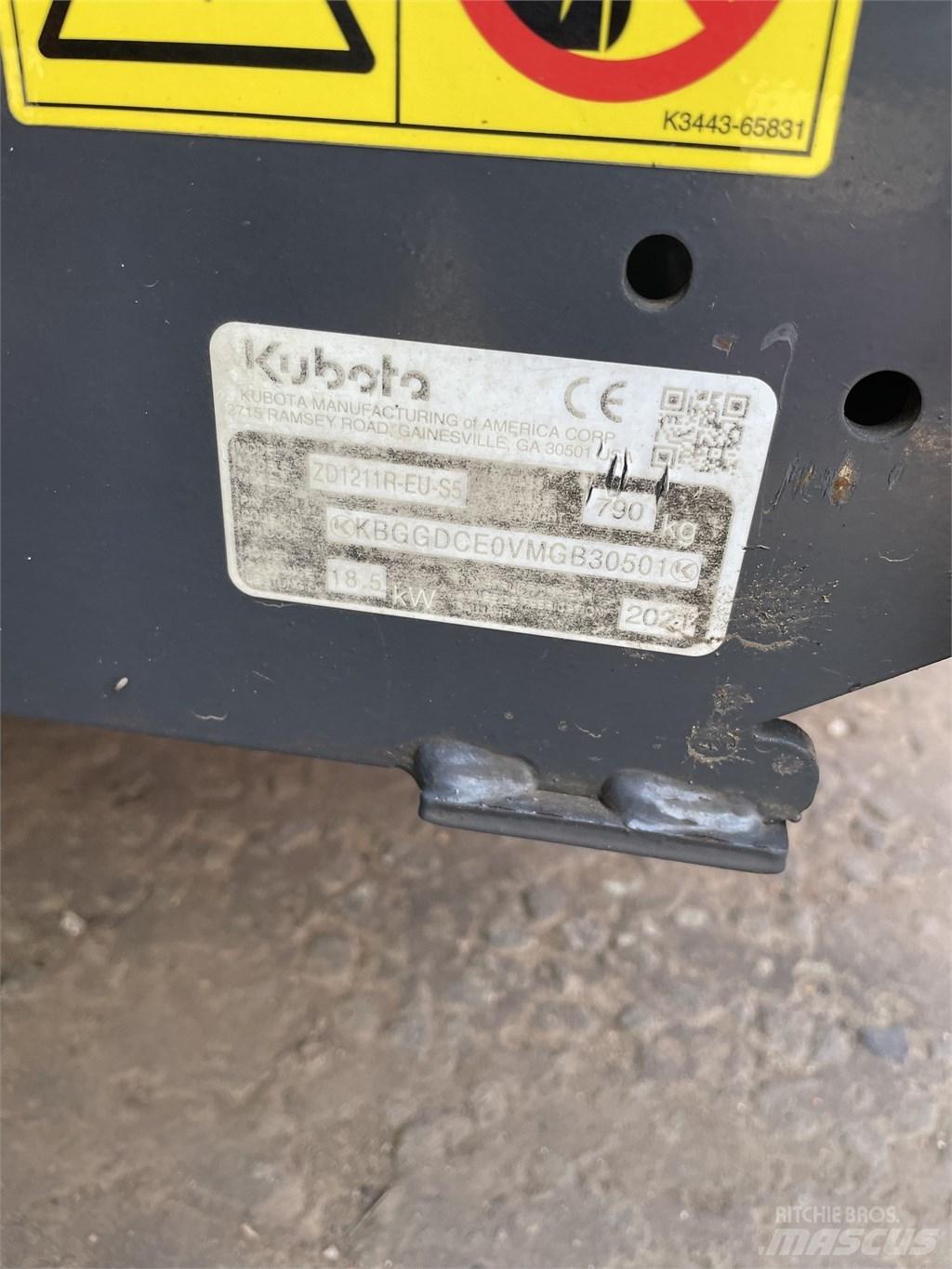 Kubota ZD 1211 Traktorske kosilice