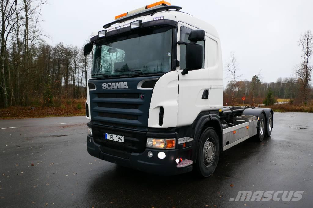 Scania G480cb6x2hsa Rol kiper kamioni sa kukom za podizanje tereta