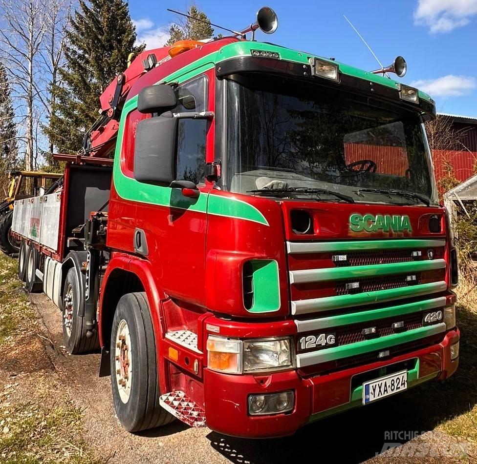 Scania P 124 GB Kamioni sa kranom