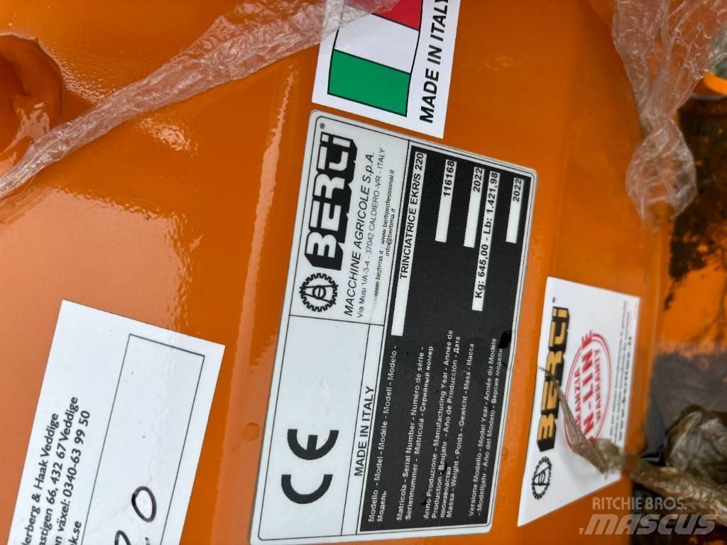 Berti EKR-S 220 Kosilice za livade