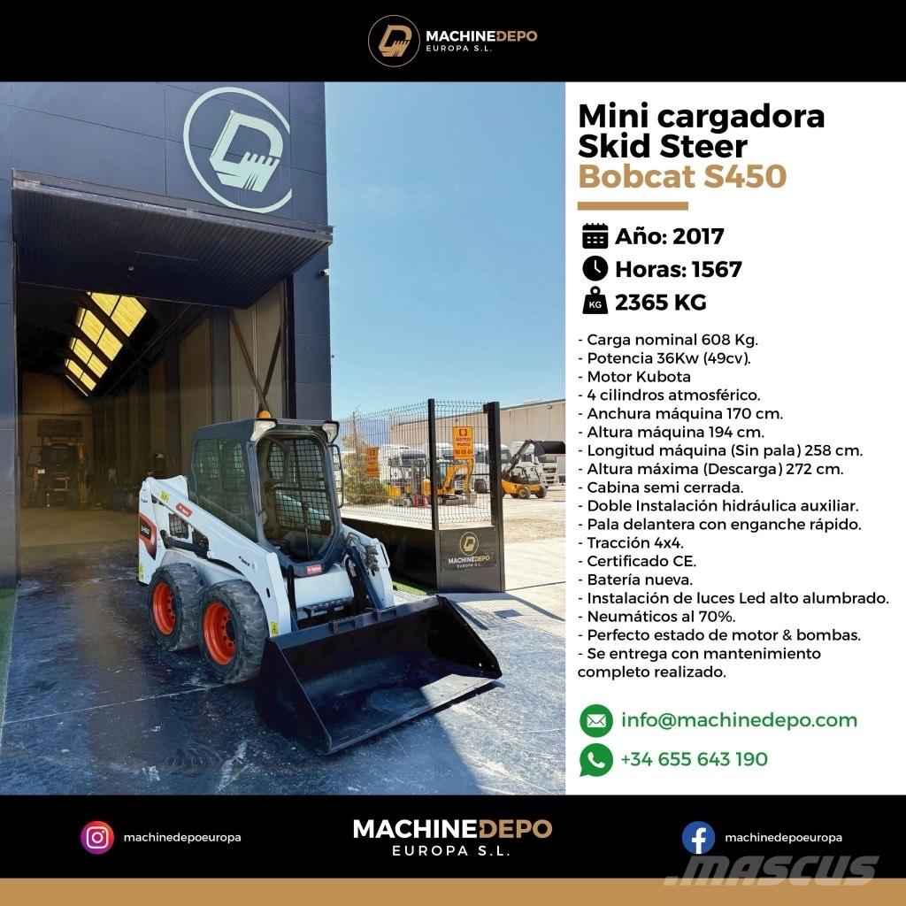 Bobcat S 450 Skid steer mini utovarivači