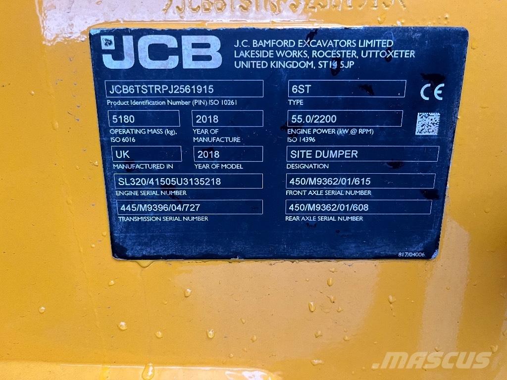 JCB 6 ST-1 Damperi za gradilište