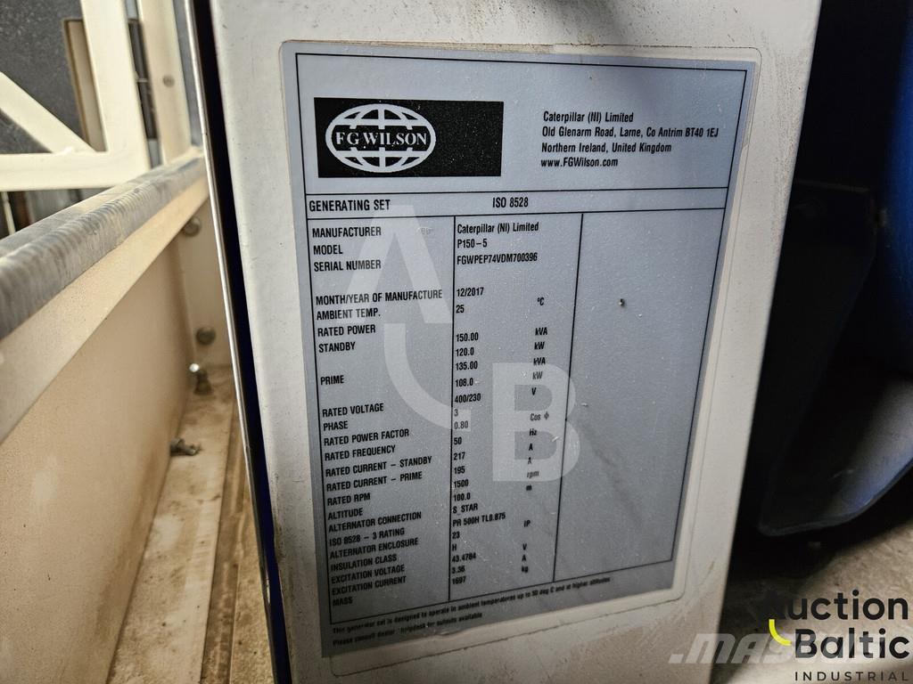 FG Wilson P150-5 Dizel generatori