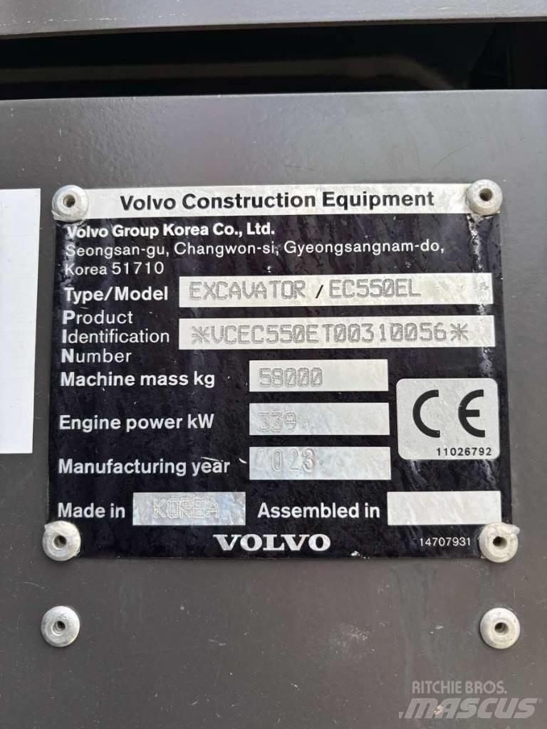 Volvo EC550EL Bageri guseničari