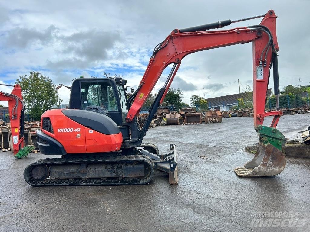 Kubota KX080-4 Midi bageri 7t – 12t