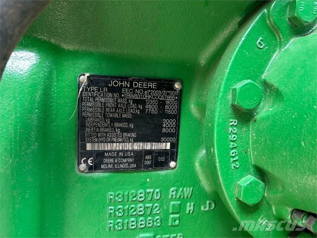 John Deere 8310R Traktori