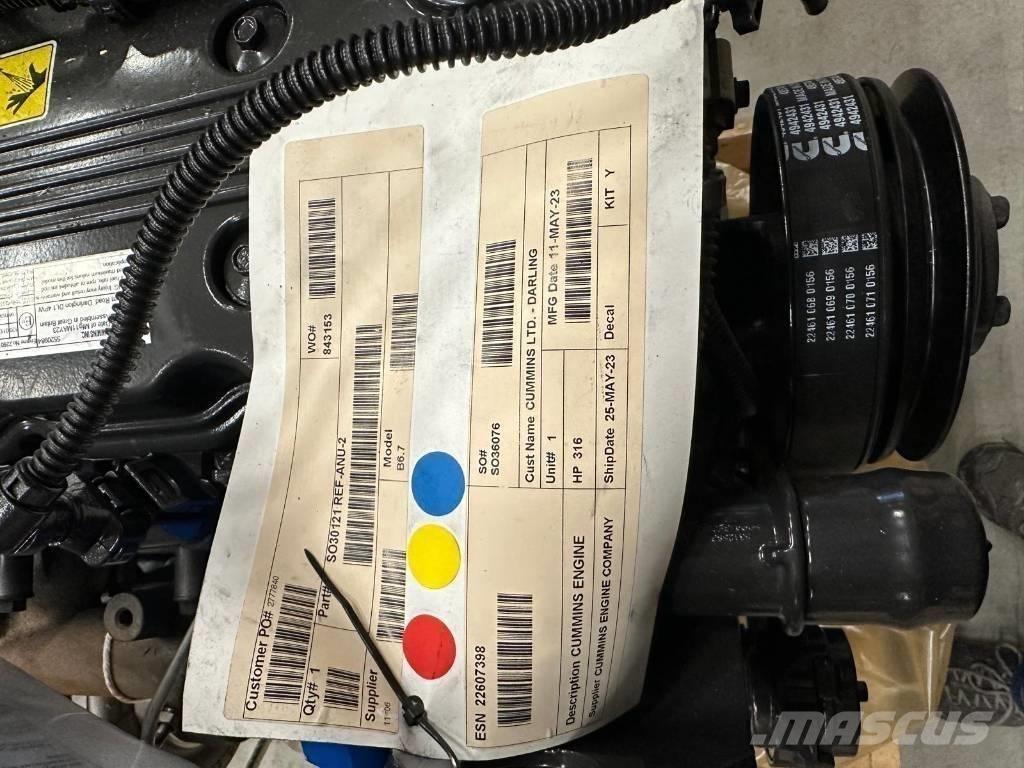Cummins B6.7 FR95272 Ostale poljoprivredne mašine