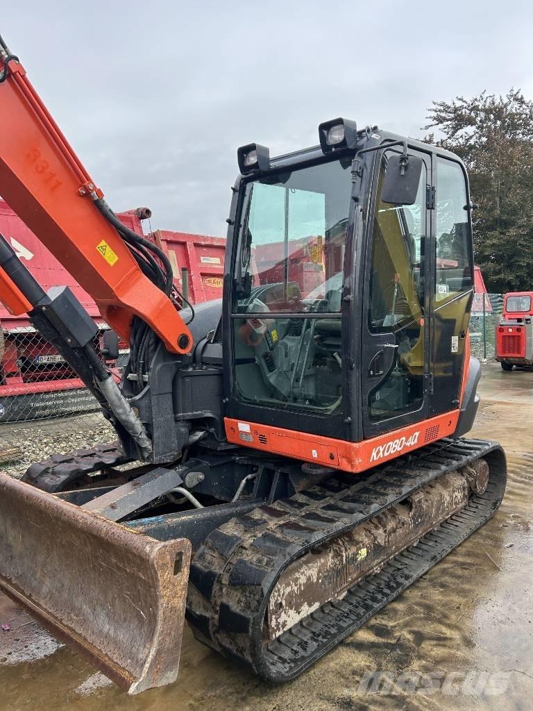 Kubota KX 080-4 Midi bageri 7t – 12t