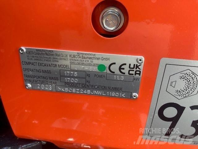 Kubota U 17-3 Mini bageri < 7t