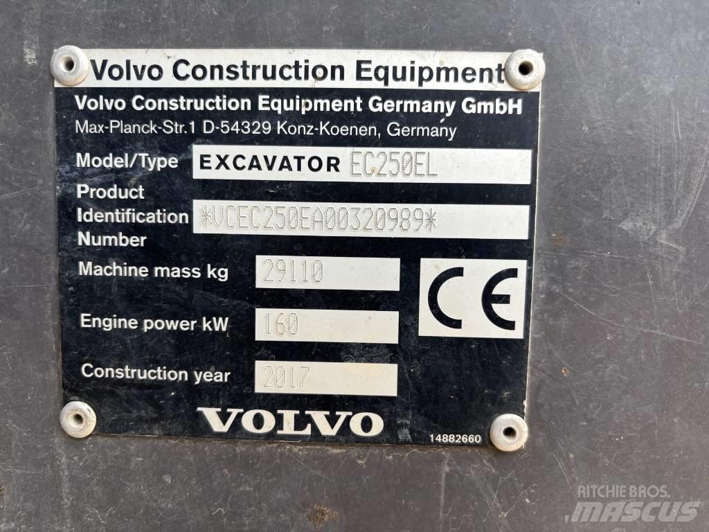 Volvo EC 250 EL Bageri guseničari