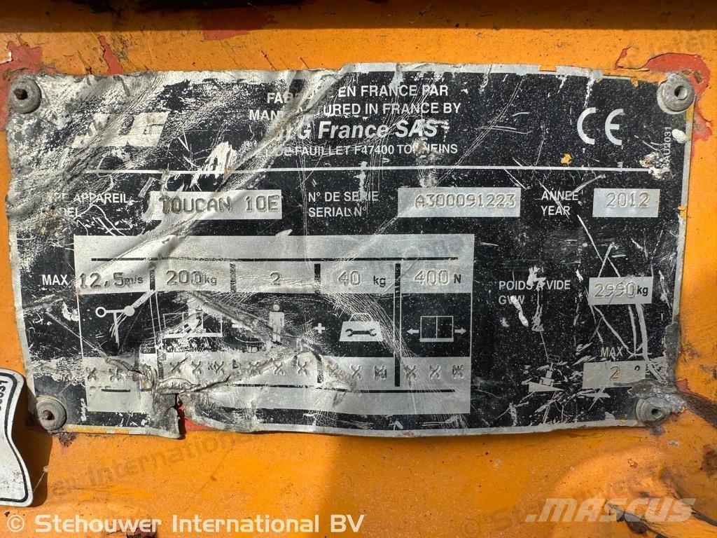 JLG Toucan 10E Ostali kranovi i platforme