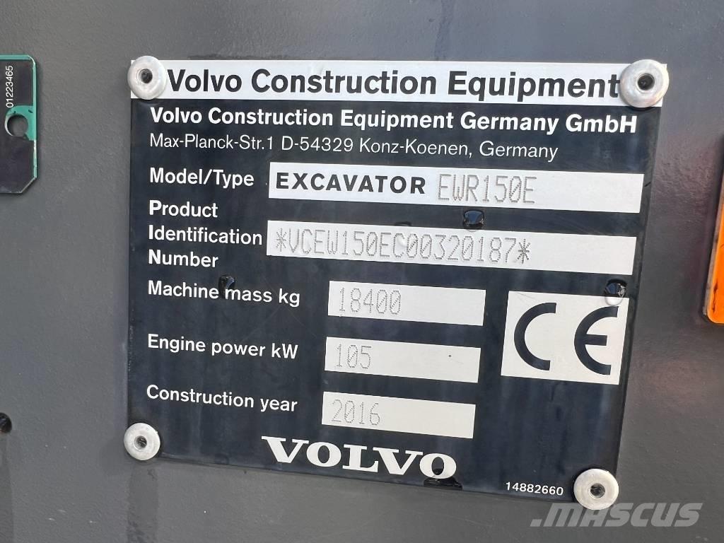 Volvo EWR 150 E Bageri točkaši