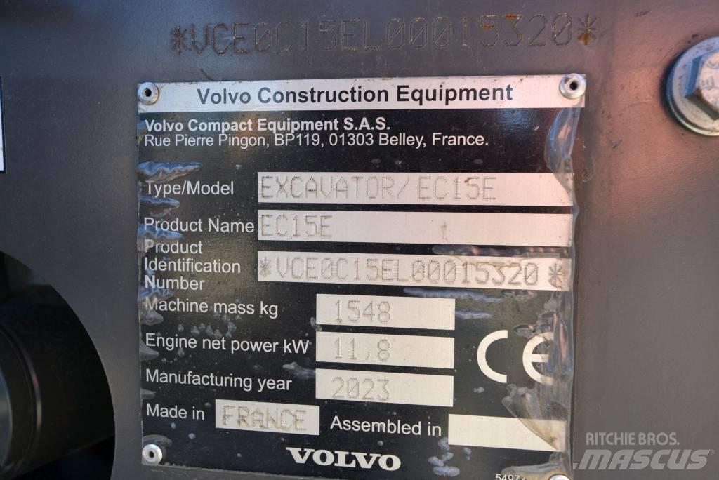 Volvo EC 15 E Mini bageri < 7t