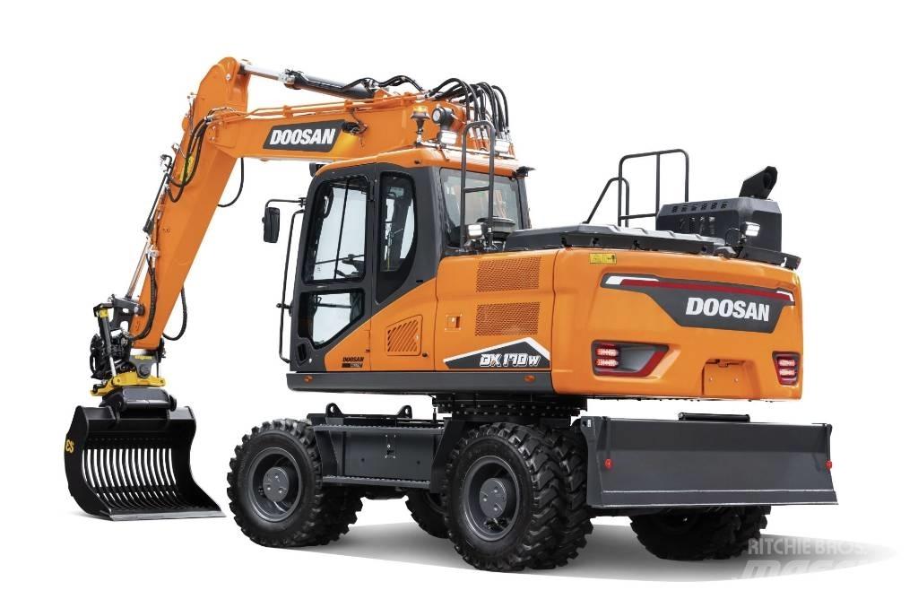 Doosan DX 170 W Bageri točkaši