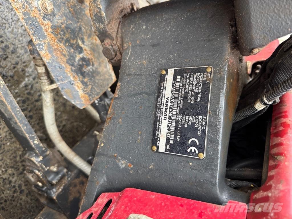 Yanmar SV08 (1F239) Mini bageri < 7t