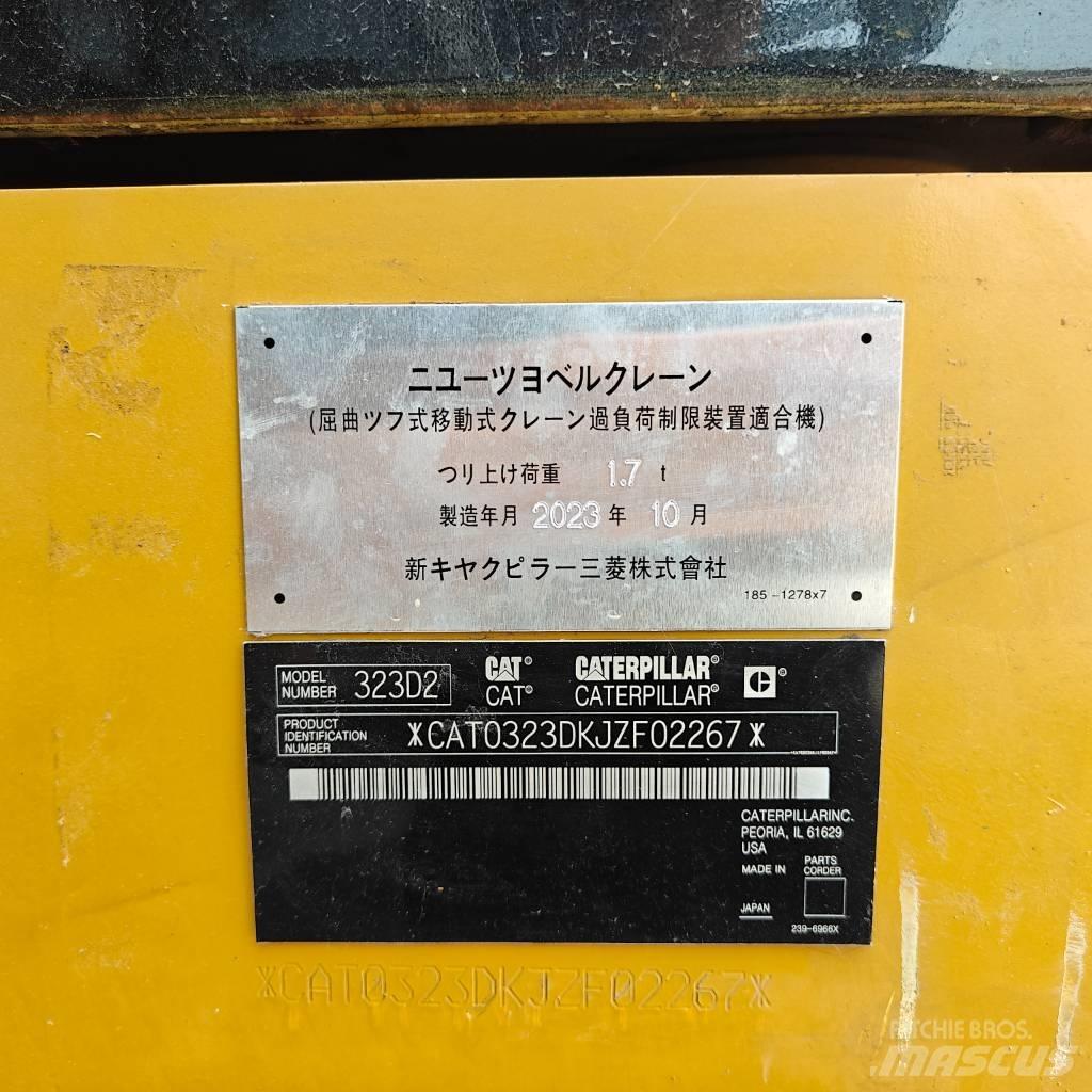 CAT 323 D L Bageri guseničari