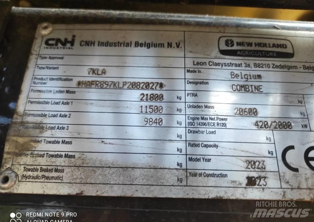 New Holland CR 8.90 Kombajni