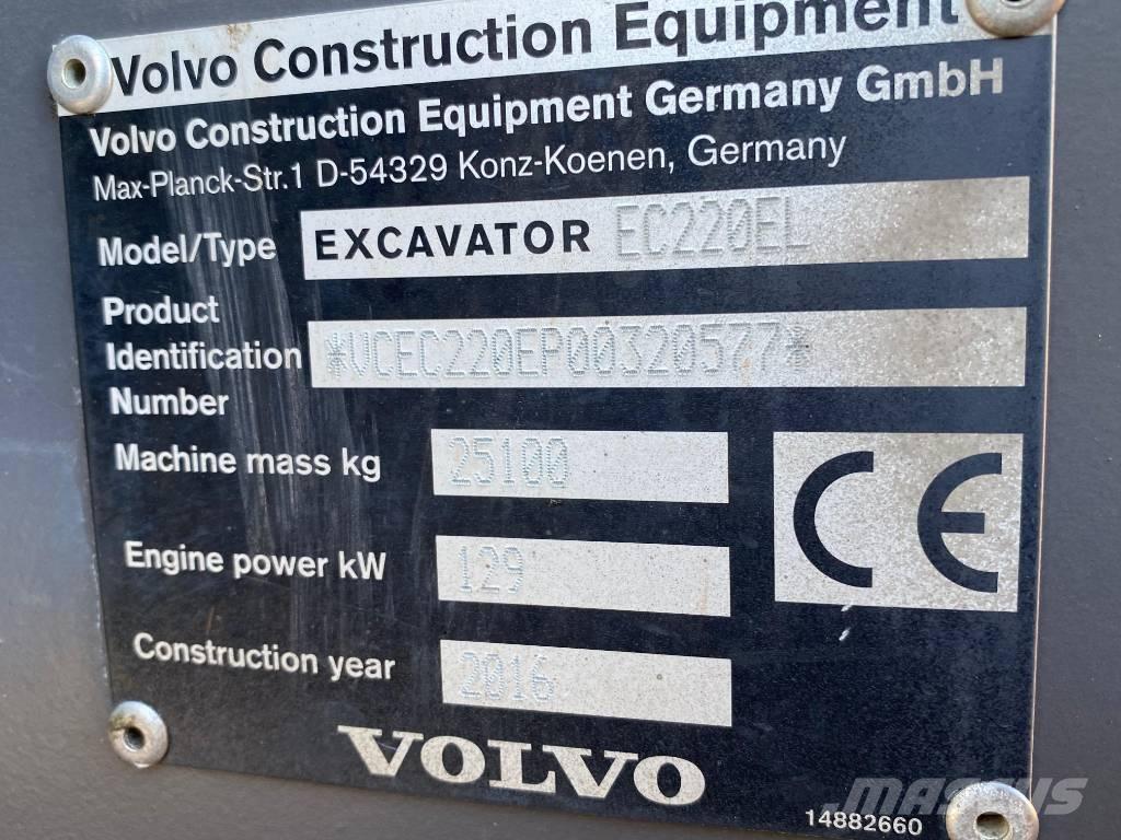 Volvo EC 220 E Bageri guseničari