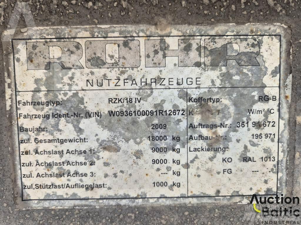 Rohr RZK 18 IV Poluprikolice sa ciradom