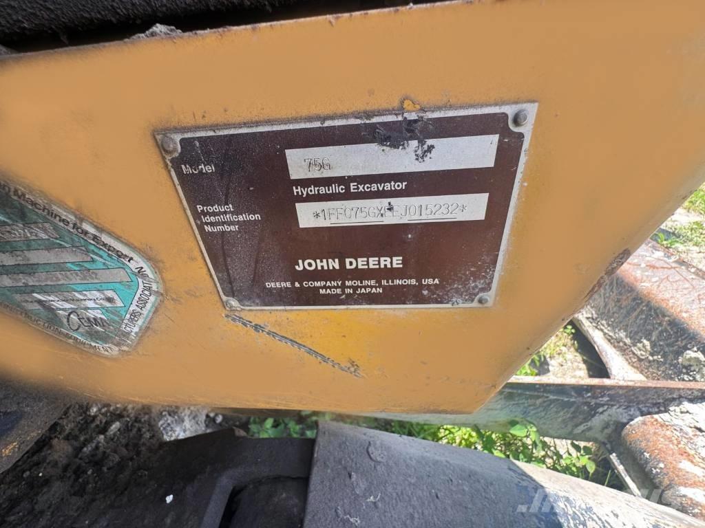 John Deere 75 G Mini bageri < 7t