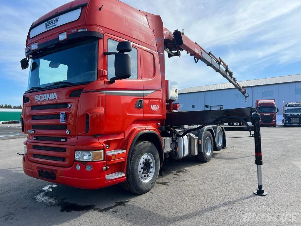 Scania R 580 Kamioni sa kranom