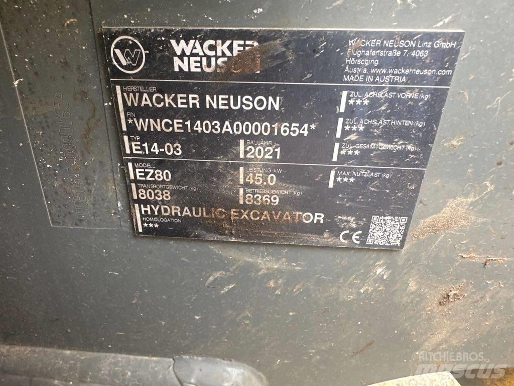 Wacker Neuson EZ80 Bageri guseničari