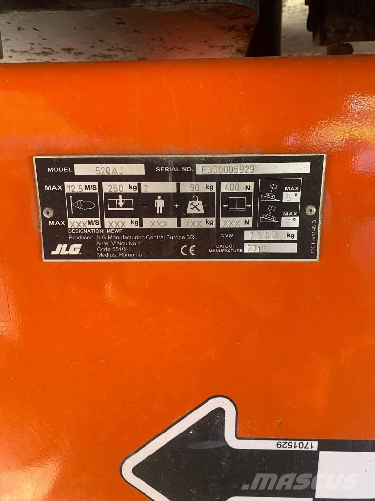 JLG 520 AJ Zglobne podizne platforme
