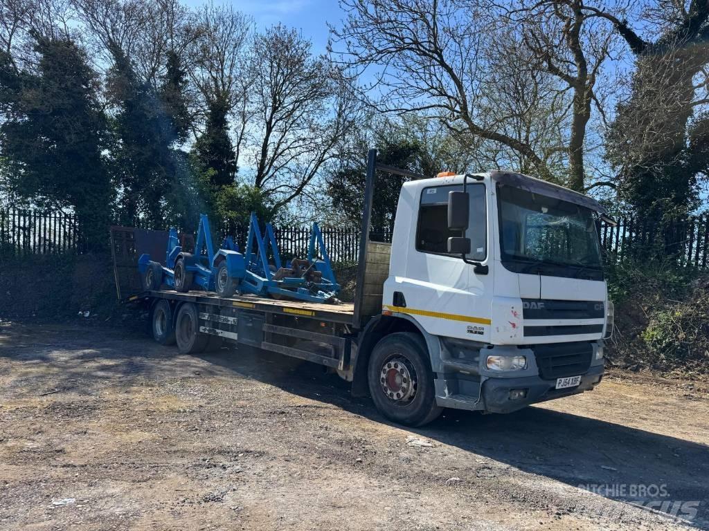 DAF DAF FAS CF75.310 Kamioni sa ravan platformom / vitlom