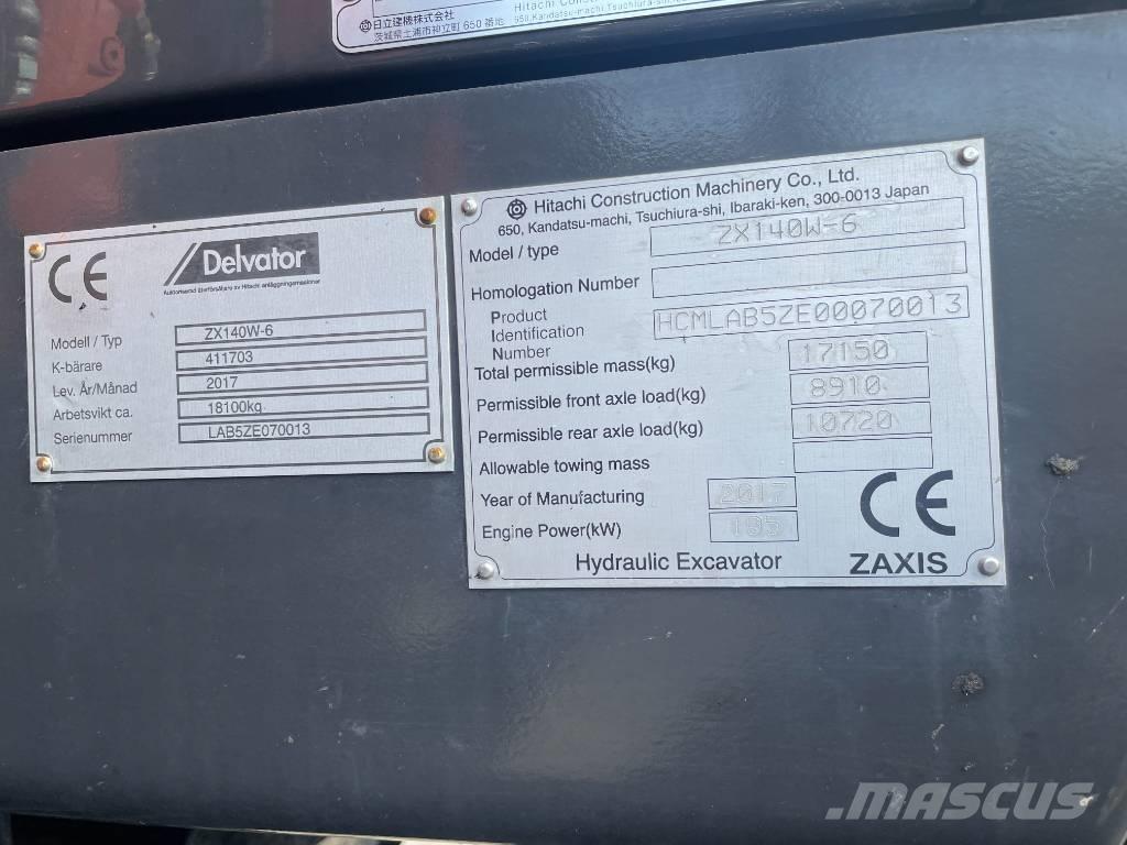 Hitachi 140W Bageri točkaši