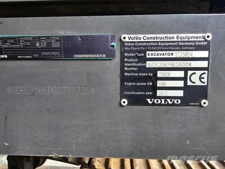 Volvo EC250 ENL Bageri guseničari