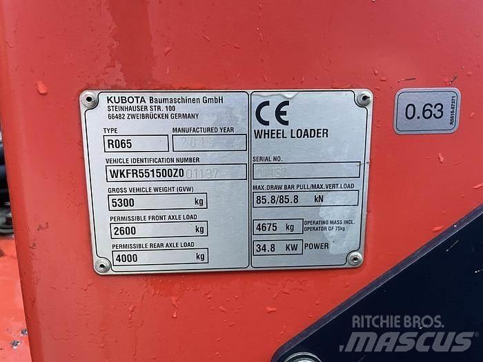 Kubota R065 Utovarivači na točkove