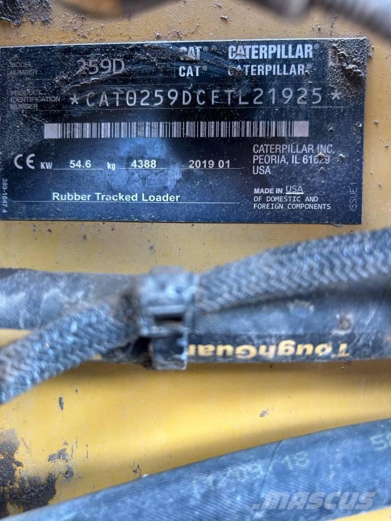 CAT 259 D Skid steer mini utovarivači