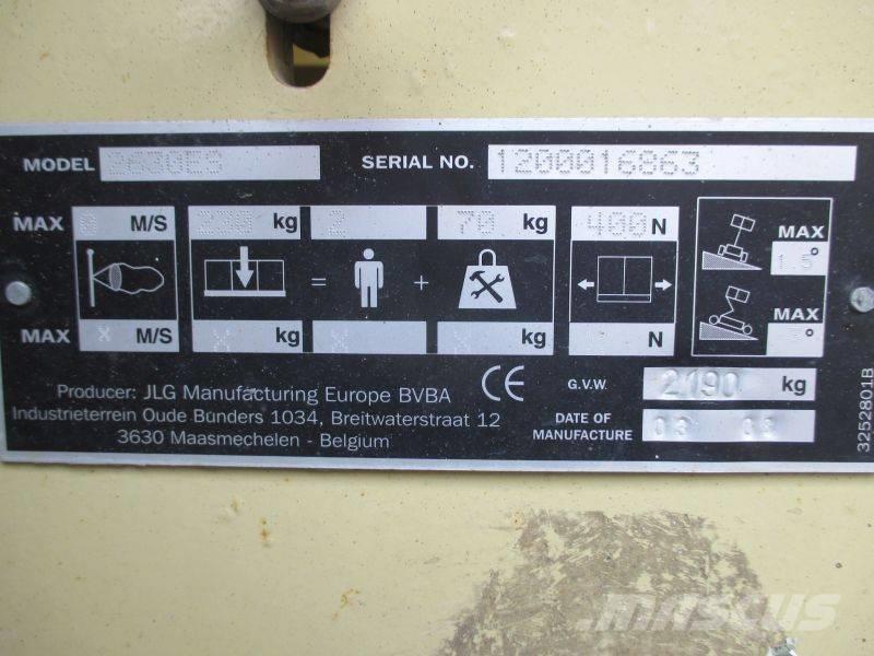 JLG 2630 ES Makazaste platforme