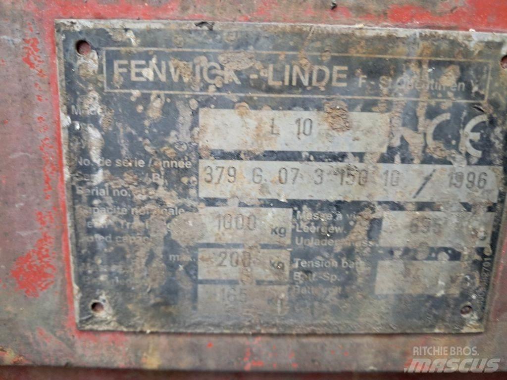 Linde L10 Ručni električni viljuškar