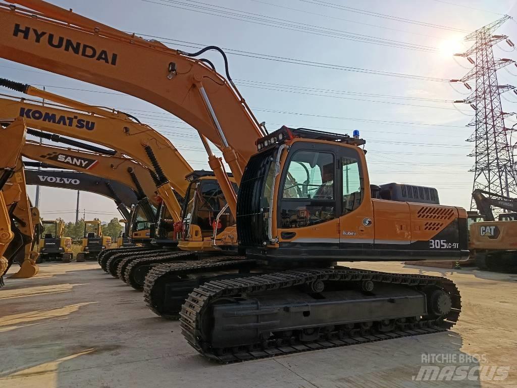 Hyundai 305 LC-9T Bageri guseničari
